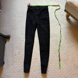 American Eagle Black women's Highest Rise Jegging